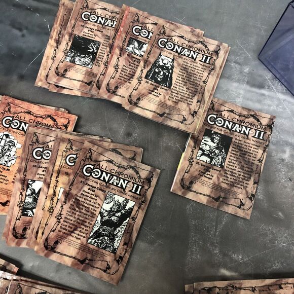 1994 Comic Images Conan All Chromium Series II 2 132 Cards Barbarian War - Picture 10 of 12